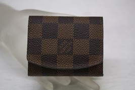 Louis Vuitton Brown Damier Ebene Canvas Cufflink Pouch - £142.00 GBP