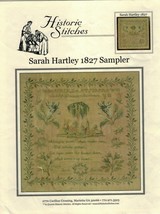 Sarah Hartley 1827 Sampler by Historic Stitches cross stitch pattern - $14.85