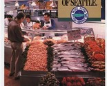 Pure Food Fish Market Brochure Pike Place Seattle Washington  - £9.47 GBP