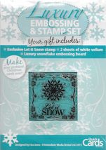 Let It Snow Embossing Folder &amp; Stamp Set - €3,45 EUR