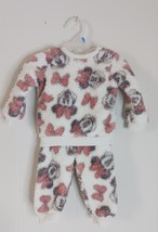Disney Minnie Mouse Baby Girls Long Sleeve Top and Pants Faux Sherpa Set... - $137.65 MXN
