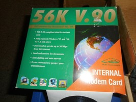 V.90 56K  Internal Modem Card PRIME PERIPHERALS in Box/YEAR 2000/W CORD ... - £16.71 GBP