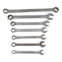 Vintage Craftsman Forged Steel SAE Wrenches USA Seven Piece Assortment - $24.95