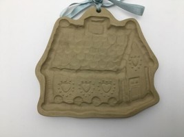 Vtg Gingerbread House Cookie Mold Brown Bag Press Crafts 90s Christmas USA - $17.54 CAD