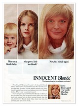 Clairol Innocent Blonde Hair Color Glow Up Vintage 1968 Full-Page Magazi... - £7.62 GBP