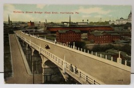 Harrisburg PA Mulberry St Bridge East End Postcard  - £7.86 GBP