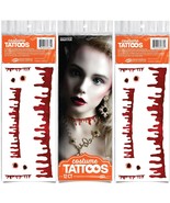 Savvi Halloween Temporary Tattoos - 3D Scar Stitches Hyper-Realistic, Wa... - $244.42 MXN