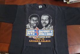 Bowe 3 Holyfield Nov 4 1995 Caesars Palace Las Vegas Boxing t shirt, XL - $125.00