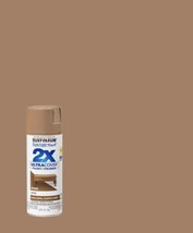 Rust-Oleum 2X Ultra Cover Satin Spray Paint, #249070 Nutmeg, 12 oz. - £9.51 GBP