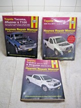 Toyota Trucks TUNDRA-TACOMA-SEQUOIA-T100-4RUNNER Haynes Repair Manuals 2wd & 4wd - $19.95+