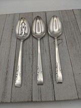 Vintage 1881 Rogers Proposal Silverplate Flatware Set of 3 Serving Spoon... - $24.95
