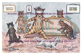 rp09292 - Louis Wain Cat - Blind Mans Buff - print 6x4 - £2.19 GBP