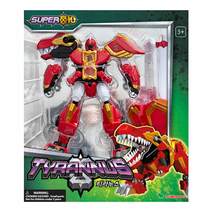 Super 10 Tyrannus Dinosaur Superten Transforming Action Figure Robot Korean Toy image 4