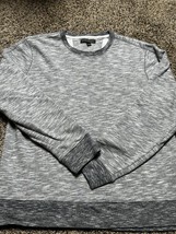 Banana Republic Terry Sweatshirt - Men&#39;s L - Heathered Gray - $14.80