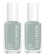 2 Pack essie expressie Quick-Dry Nail Polish, 337 JUST FOR KICKS - £10.24 GBP