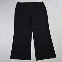 Talbots 16 Black Signature Flare Stretch Womens Dress Pants - $19.49