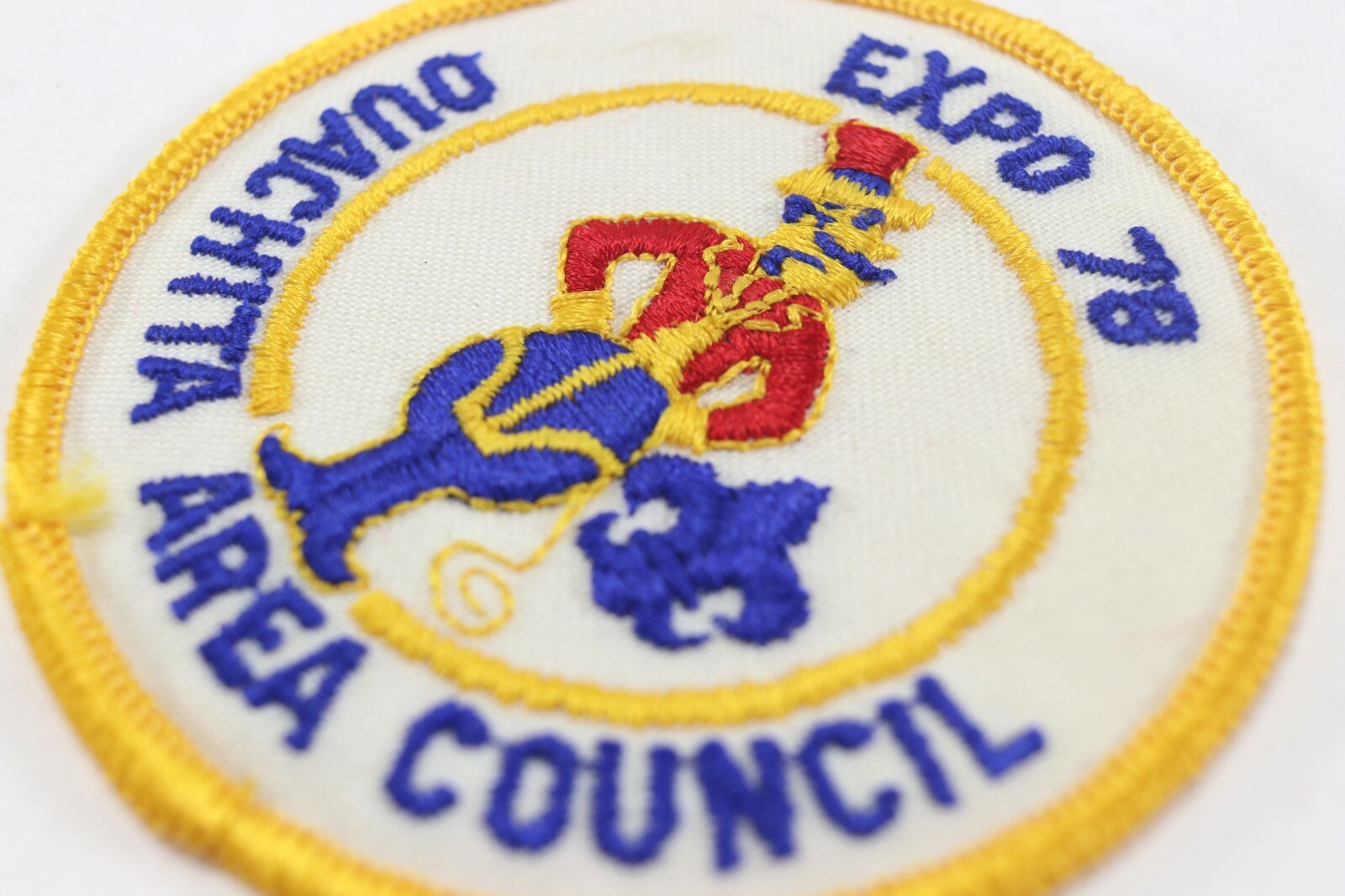 Vintage 1978 Ouachita Scouting Expo Area Council Boy Scouts of America BSA Patch Item image 2