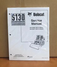 Bobcat S130 Skid Steer Loader Service Manual Shop Repair Book 1 Part # 6... - £35.03 GBP