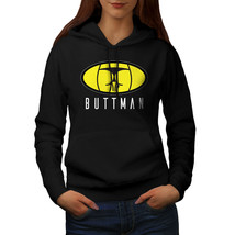 Wellcoda Butt Man Sexy Womens Hoodie, Sign Hero Casual Hooded Sweatshirt - £28.32 GBP