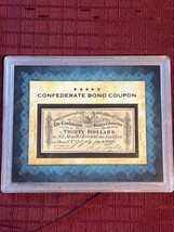 1864 $1000 Confederate Coupon Bond ~ Amazing Grade ~ Civil War ~ Matted/... - £29.41 GBP