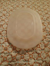 Vintage Tupperware Sheer Oval Replacement Lid Only #2494A 8.25&quot; X 5 7/8&quot; X .25&quot; - £8.16 GBP