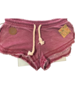 Pop Surf Brooklyn born beach lounge short shorts S washed tone - $185.88 MXN