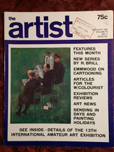 The ARTIST January 1969 Reginald Brill David Hutter G. J. Blockley John Sergeant - £10.52 GBP