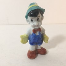 Disney Pinocchio Japan Ceramic Figure Figurine 2 1/2" WALT DISNEY Fairy Garden - $16.33