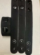 Cobra Belt Keepers 3/4&quot; Plain Nylon  Black Snap Set Of 4 - $14.80