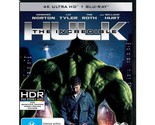 The Incredible Hulk 4K UHD Blu-ray | Edward Norton | Region Free - £21.25 GBP