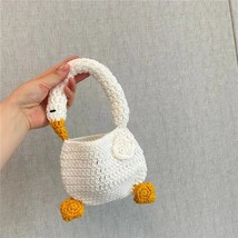 EnkeliBB Cute Kids Goose Bags Lovely Child Hand Knit Bags - £104.38 GBP