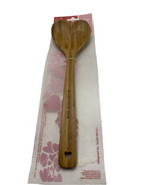 DCI Heart Shaped Spoon Bamboo Made With Love Wooden Cooking Utensil NEW - £10.77 GBP