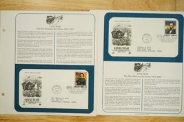 Vintage FDC First Day Cover Lot 1995 Civil War Abraham Lincoln Clara Barton - £11.81 GBP