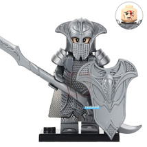 Armored Elven Soldier Lord of the Rings Custom Lego Compatible Minifigure Bricks - £2.35 GBP
