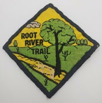 Boy Scouts Root River Trail Wisconsin Vintage 1978 Square Patch - £13.17 GBP