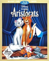 The Aristocats (Blu-ray / DVD, Digital Code) w/Slipcover New Free Shipping - £10.82 GBP