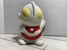 Ultraman Tsuburaya Production  Ceramic Piggy Bank With Purple Heart Preo... - £63.15 GBP