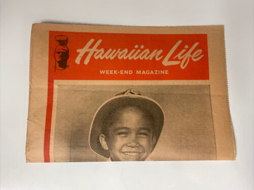 Hawaiian Life Week-end Magazine The Saturday Star Bulletin October 2 195... - $34.65