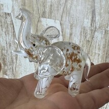 Lenox Clear Glass Elephant Figurine with Gold and White Accents Collectible - $464.98 MXN Lenox Clear Glass Elephant Figurine with Gold and White Accents Collectible - $464.98 MXN