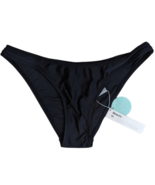 Beautikini Womens Black Cheeky Bikini Swimsuit Bottoms Sz S - £14.74 GBP