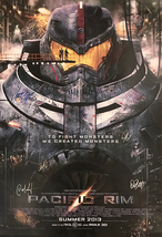 PACIFIC RIM SIGNED MOVIE POSTER - £143.85 GBP