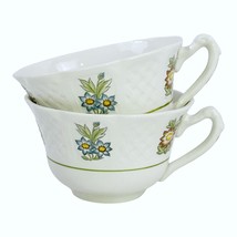 June Garden By Royal Cauldon Bristol Ironstone Coffee / Tea Cups Lot Of 2 *Read* - £5.47 GBP