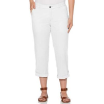 New Rafaella White Cotton Capri Pants Size 16 $69 - £27.96 GBP