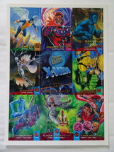 X-men Marvel Cards 9-Card Uncut Mini Promo Card Sheet 1994 Fleer Ultra - £7.21 GBP