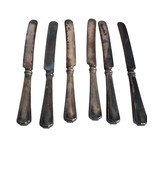 6 c1919 1847 Rogers Bros XS Triple Cromwell Pattern Knives Silver Plate ... - $15.20