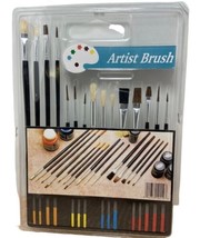 Artist Brush Set 15 Pieces Various Sizes Colonial Marketing Inc Sealed P... - $9.68