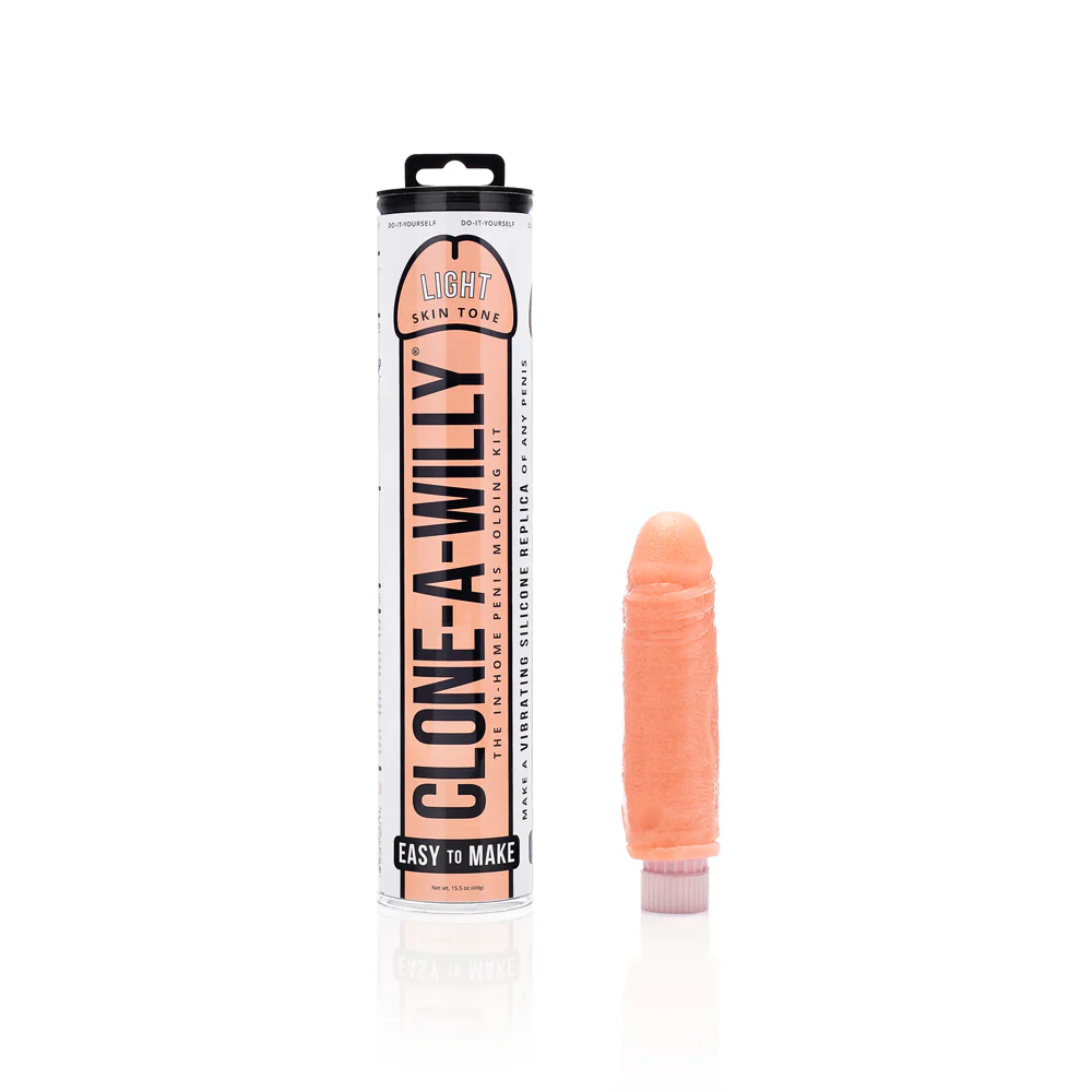 Clone-A-Willy DIY Vibrating Dildo Kit Light Skin Tone - $48.00