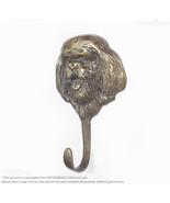 5.62&quot; Solid Brass Shih Tzu Puppy Dog Face Animal Vintage Wall Hook Coat ... - $45.12 CAD