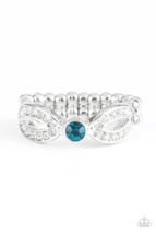 Paparazzi Extra Side of Elegance Blue Ring - New - £3.51 GBP
