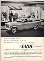 1959 STUDEBAKER Lark Sedan Magazine Car / Automobile Print Ad A3 - £3.81 GBP